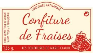 Etiquette confiture E648