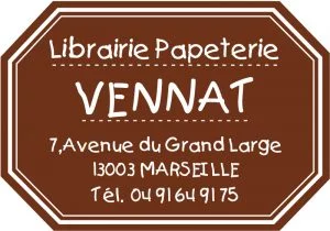 étiquette librairie papeterie E183